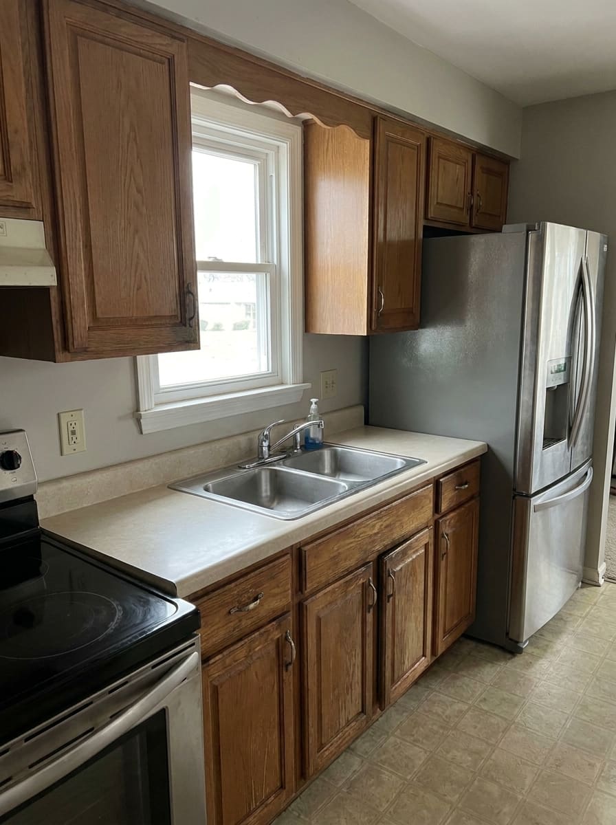 Kitchen deep clean after cleaning